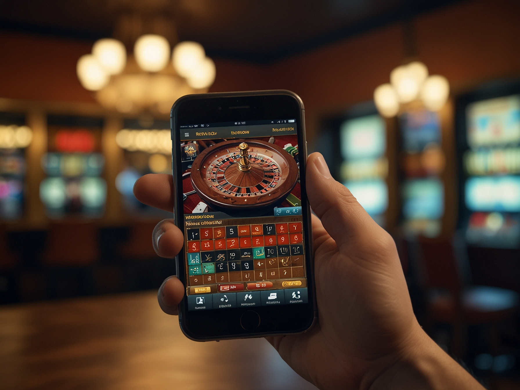 Player using mobile browser